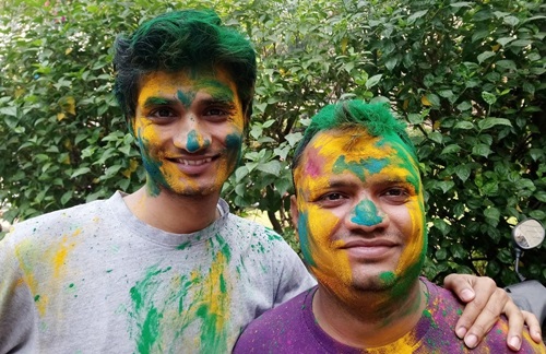 Colourful faces of Holi - 2018