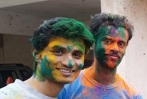 Colourful faces of Holi - 2018
