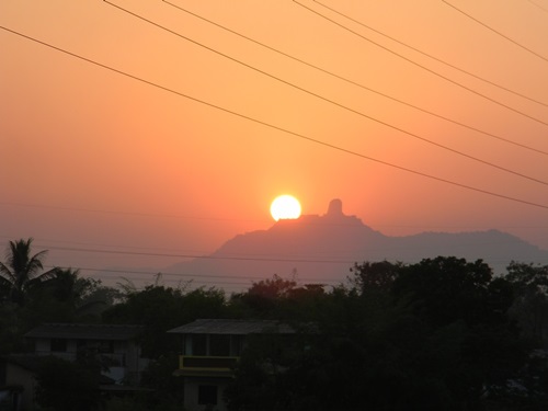 Sunset captured from Mumbai-Pune Expressway